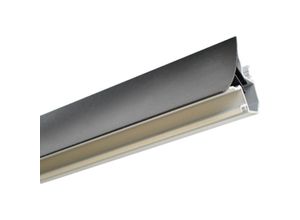 8435427137459 - Barcelona Led - Aluminiumprofil für LED-Streifen mit doppelter Beleuchtung 387x39mm Farbe Schwarz - Schwarz