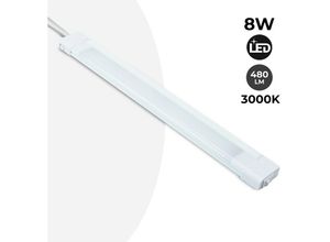 8435427137947 - Barcelona Led - LED-Wandleuchte für Unterschrank 8W Lichtfarbe Warmweiß 3000K - Warmweiß 3000K