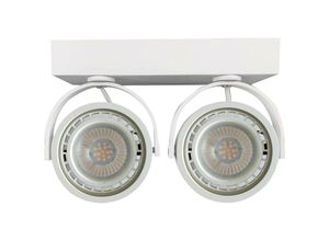 8435427138838 - Barcelona Led - Doppel-LED-Aufbaustrahler iris für Leuchtmittel AR111 GU10 Farbe Weiß - Weiß 8435427138838 - Barcelona Led - Doppel-LED-Aufbaustrahler iris für Leuchtmittel AR111 GU10 Farbe Weiß - Weiß