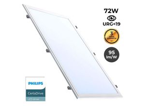 8435427138883 - LED-Einbaupanel 1200X600mm Slim 72W PHILIPS DRIVER UGR19 mit - Kaltweiß