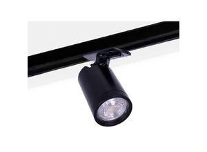 8435427139989 - Barcelona Led - Einphasiger Stromschienenstrahler mit GU10-Fassung Farbe Schwarz - Schwarz