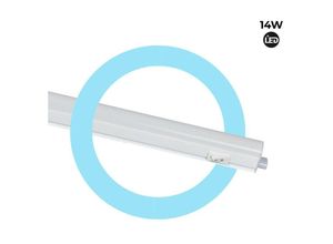 8435427144082 - Barcelona Led - LED-Möbelunterbauleuchte T5 120cm 14W opal Lichtfarbe Kaltweiß - Kaltweiß