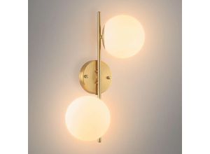 8435427146352 - Barcelona Led - Double Doppelkugel Kristall Wandlampe