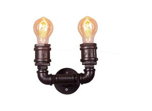 8435427146840 - Barcelona Led - Vintage-Wandleuchte aus Rohr copper Farbe Altbronze - Altbronze