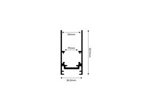 8435427147014 - Barcelona Led - L-Stoß für Flächenmagnetschienen 20mm - Horizontal Farbe Weiß - Weiß