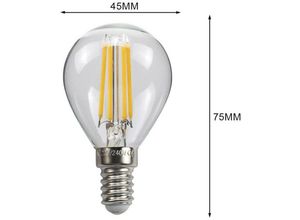 8435427151080 - Barcelona Led - LED-Glühbirne E14 G45 4W - Blanco Cálido