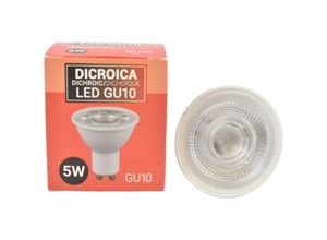 8435427157280 - Barcelona Led - GU10 led 5W Glühbirne in verschiedenen Farben Lichtfarbe Rot - Rot