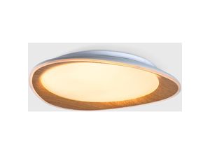 8435427157556 - Barcelona Led - cct led Deckenleuchte in Holzoptik 24W Ø45cm