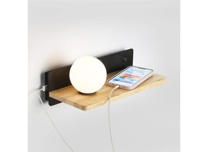 8435427159505 - Barcelona Led - Wandleuchte Glaskugel mit USB-Anschluss Nonna - G9