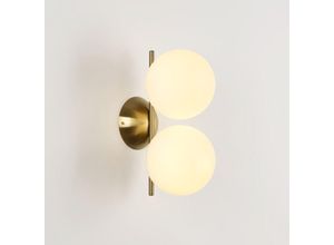 8435427161454 - Barcelona Led - Doppel-Glaskugel-Wandleuchte vic 150 - 2 x E27 - ø 15cm