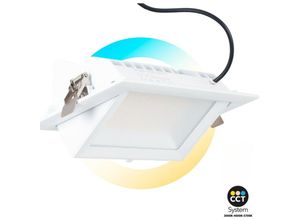 8435427172627 - Barcelona Led - Rechteckiger LED-Einbaustrahler - Schwenkbar - cct 60W - Weiß -