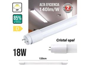 8435427175253 - Barcelona Led - LED-Röhre T8 120cm 18W Hohe Effizienz 140 lm w - Warmweiß