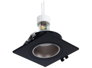 8435427180493 - Barcelona Led - Einbaustrahler Set eckig 93x93mm (schwarz champagner) +