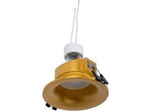 8435427180660 - Barcelona Led - Einbaustrahler Set Ø86mm (gold) + GU10 54W + Fassung