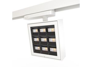 8435427180905 - Barcelona Led - Quadratischer led 3-Phasen-Schienenstrahler – Einstellbare