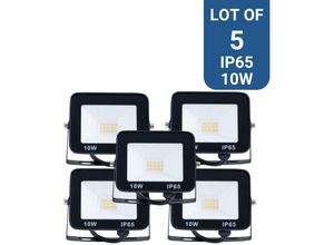 8435427195305 - 5er-Pack LED-Strahler für den Außenbereich 10W - 95lm W - IP65