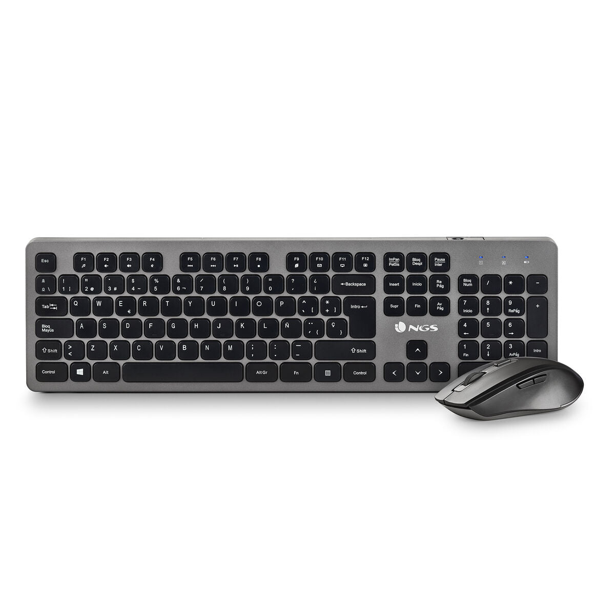 8435430624731 - Tastatur mit Drahtloser Maus IDOL KIT Qwerty Spanisch