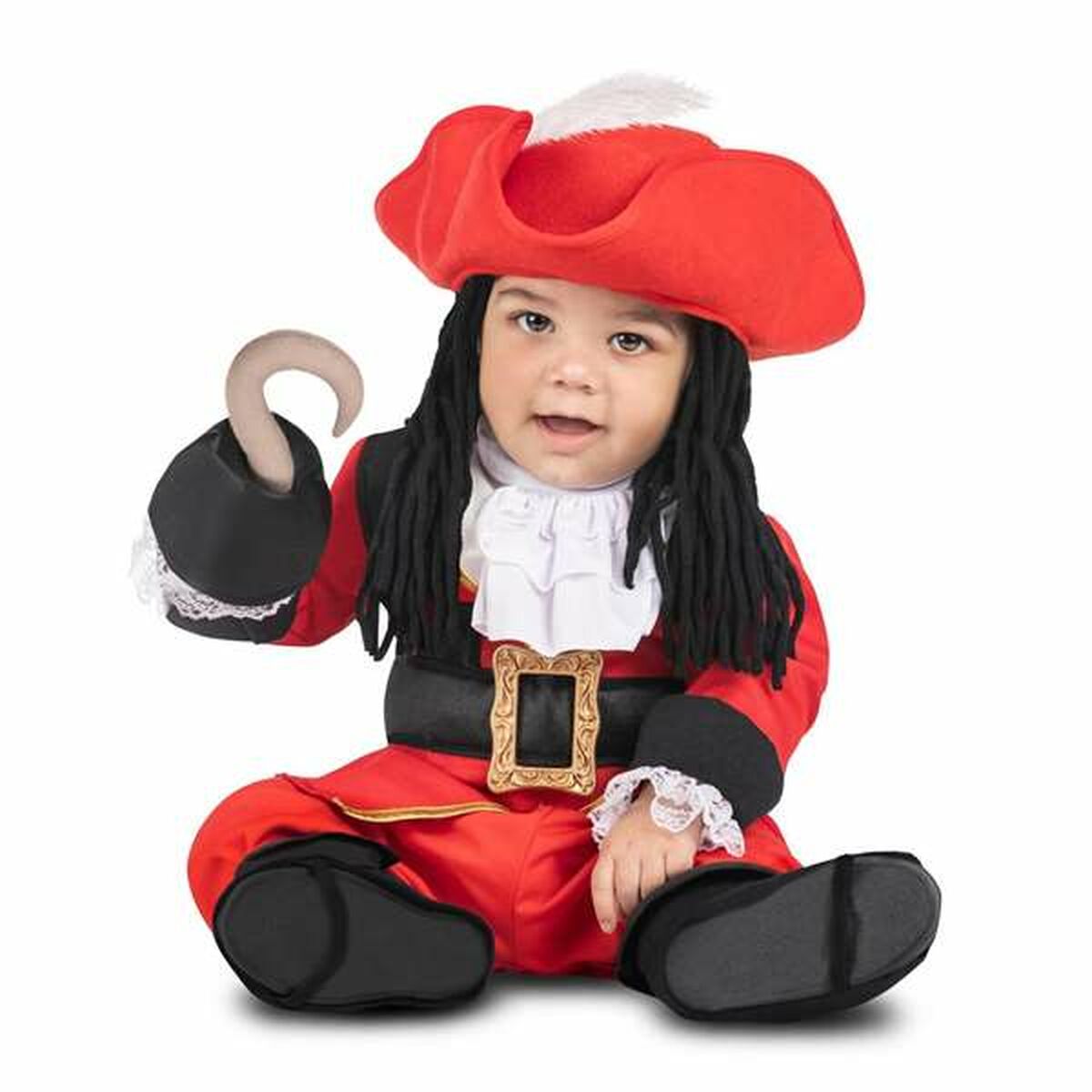 8435435092726 - Verkleidung für Babys Pirat 7-12 Monate Haken 8435435092726 - Verkleidung für Babys Pirat 7-12 Monate Haken