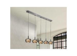 8435435313067 - Schuller Lighting - Schuller Ari - 5 Licht Kristall Hängende Decke Anhänger Spiegel G9