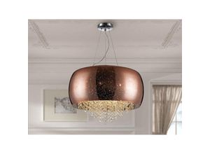 8435435317829 - Schuller Lighting - Schuller Caelum - 6 Licht Kristall Zylindrische Decke Anhänger Kupfer G9