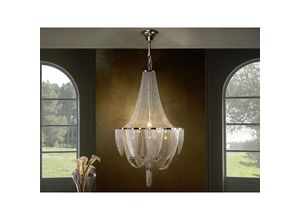 8435435323738 - Schuller Lighting - Schuller Minerva - 12 Licht dimmbarer Grand Chandelier mit Fernbedienung Chrome G9