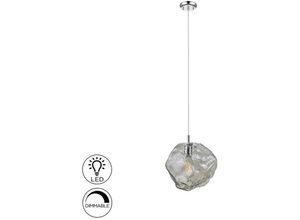 8435435328573 - Schuller Lighting - Schuller Petra - Pendelleuchte Chrom Rauch 1x E27