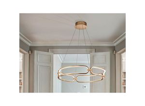 8435435332402 - Schuller Colette Moderne stilvolle dimmbare LED-Designer-Pendelleuchte Chrom mit Fernbedienung