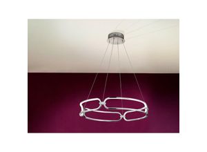 8435435332419 - Schuller Colette Moderne stilvolle dimmbare LED-Designer-Pendelleuchte Chrom mit Fernbedienung