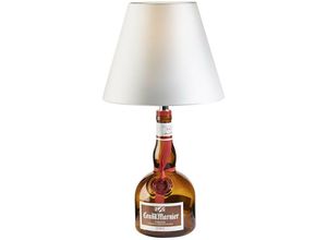 8435435335786 - Schuller Lighting - Schuller Kit Sobremesas Licor Bottle Tischlampen-Kit – Weißer Schirm E27