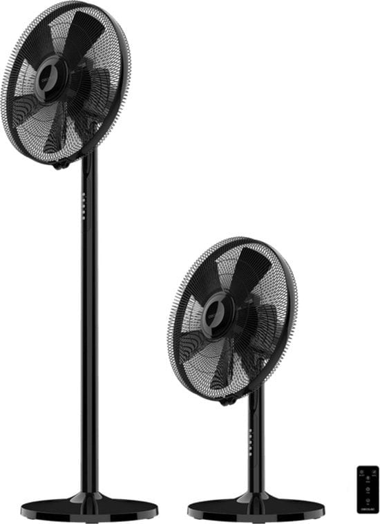 8435484058759 - 05875 Haushaltsventilator mit Flügeln Schwarz Boden Tisch 60° Tasten 7 Stunden