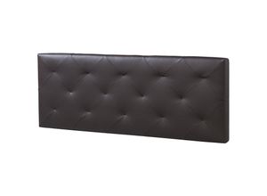 8435487710555 - Marckonfort - Polsterbett Kopfteil Rombo 140x60 cm Schoko