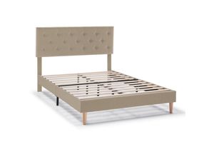 8435487747766 - Polsterbett Rosi 30 cm 140 x 190 cm Beige