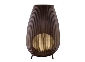 8435493700663 - Amphora 02 Terrassenleuchte rattan brown