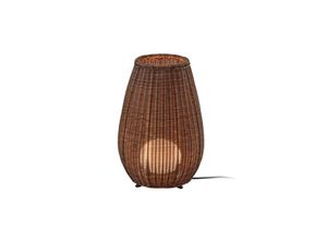 8435493713779 - LED-Tischleuchte Amphora braun rattan-braun 47 cm