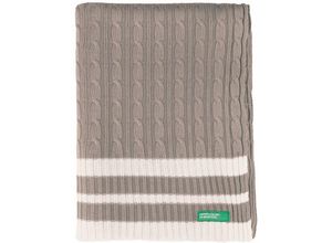 8435496462049 - - beige beige gestrickte baumwolldecke 140X190CM 200GSM 100% baumwolle tevere