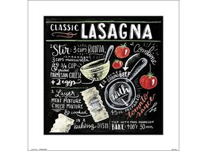 8435497215842 - Grupo Erik - Lily & Val Kunstdruck Classic Lasagna Chalk Art