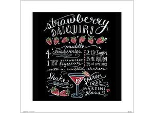 8435497215866 - Grupo Erik - Lily & Val Kunstdruck Strawberry Daiquiri Chalk Art