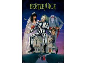 8435497230142 - Grupo Erik - Beetlejuice Poster Michael Keaton Alec Baldwin Geena Davis