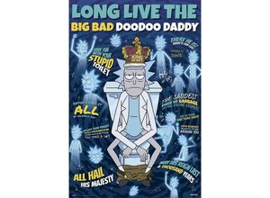 8435497251642 - Grupo Erik - Rick and Morty Poster Long Live The Big Bad Doodoo Daddy