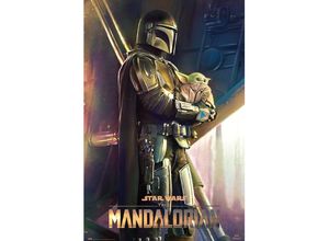 8435497257361 - Grupo Erik - Poster star wars der mandalorianische Clan von zwei