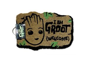 8435497268602 - Grupo Erik - Guardians of the Galaxy Marvel Fußmatte i Am Groot (Welcome) braun aus Kokosfaser Unterseite aus pvc