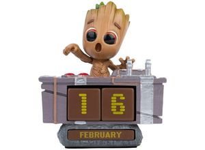 8435497280789 - Grupo Erik - Marvel Guardians of the Galaxy Ewiger 3D Kalender Groot aus Kunstharz handbemalt in Geschenkverpackung