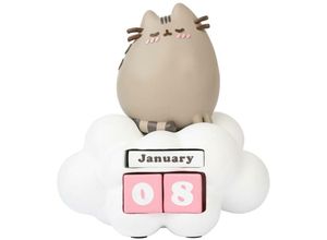 8435497280796 - Grupo Erik - Pusheen the Cat Ewiger 3D Kalender Purrfect Love aus Kunstharz handbemalt in Geschenkverpackung