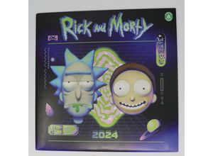 8435497286354 - Grupo Erik - Rick and Morty Kalender 2024 Offizieller Kalender 2024 12 Monate original englische Ausführung