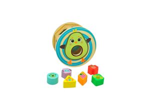 8435507867627 - Baby Steckspielzeug aus Holz Avocado