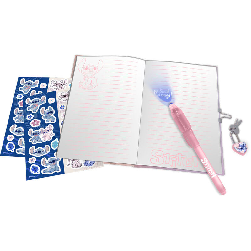 8435507877336 - Notizbuch mit Stift Kind Disney Stitch