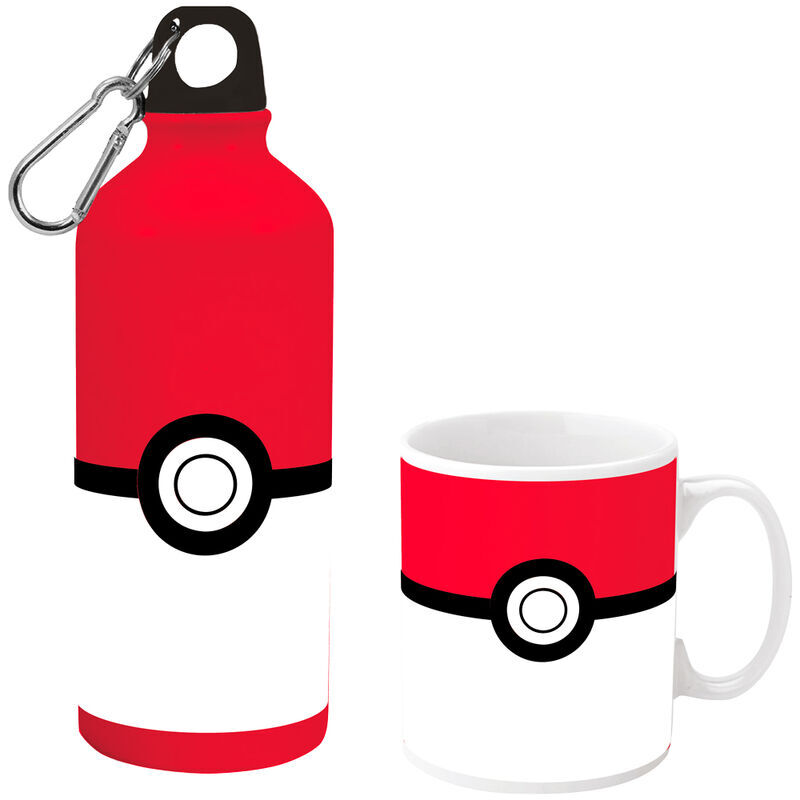 8435507884013 - Aluminiumflasche + Tasse Pokémon