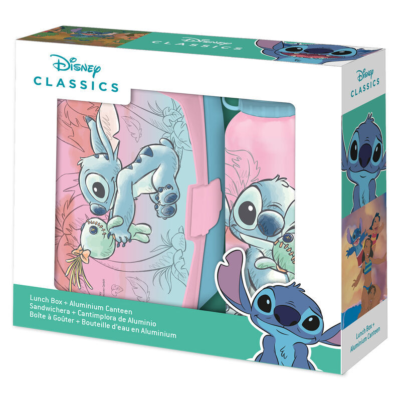 8435507884495 - Lunchbox + Aluminiumflasche Disney Stitch