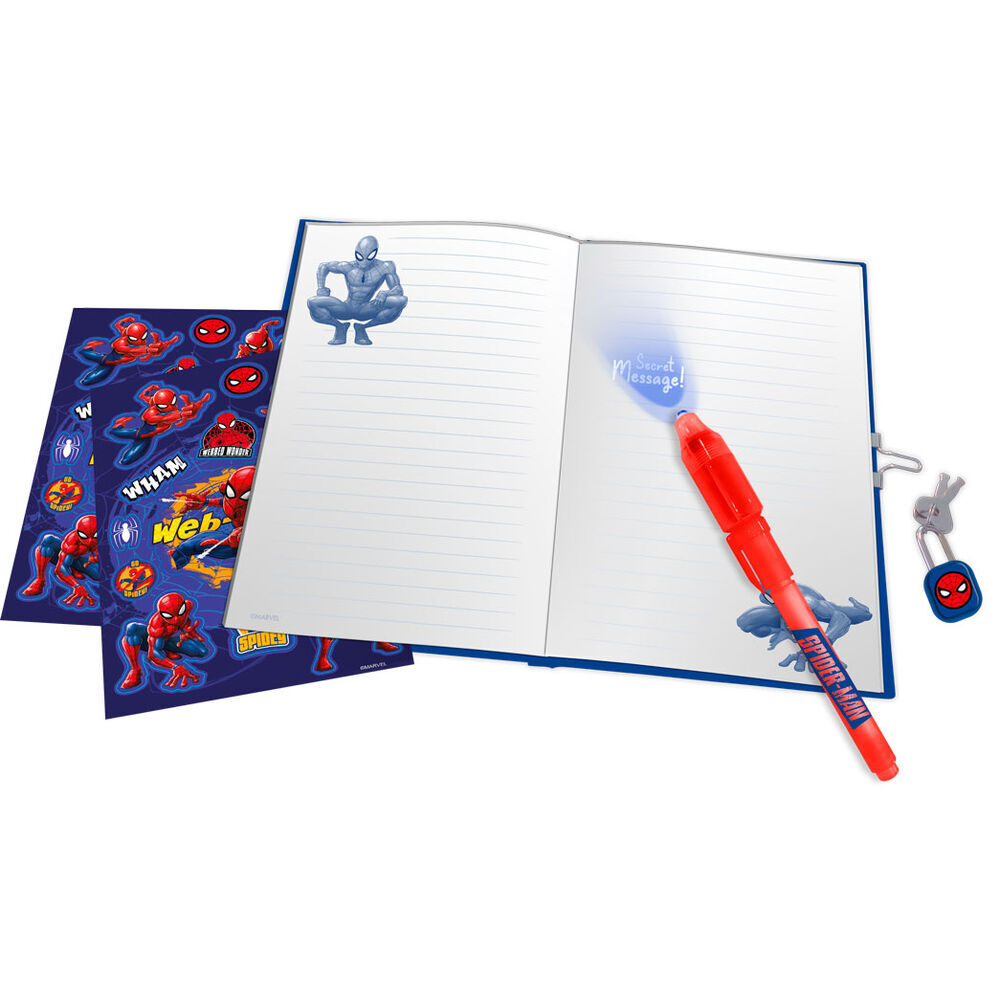 8435507885300 - Agenda mit magischem Stift Marvel Spiderman
