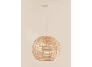 8435507953061 - Deckenlampe in Rattan Alpe Natürlich - Natürlich - Sklum